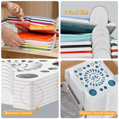 Accenter tshirt organizer 13 x 10.8 x 2 inch trays fit slim wardrobes.