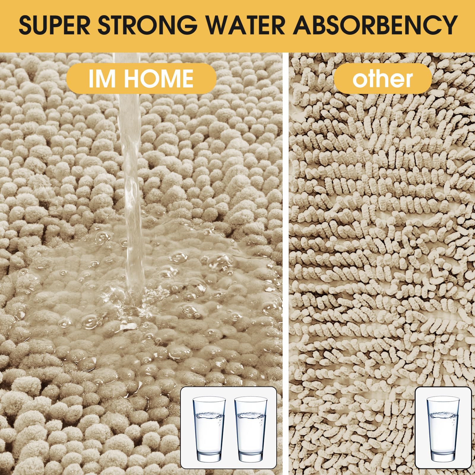 ACCUMTEK small 17x24 rug adds soft warmth to floors.