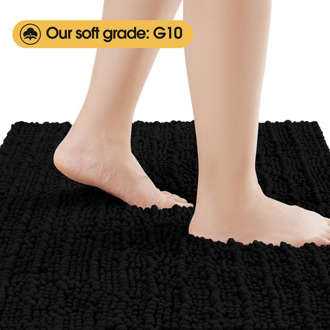 ACCUMTEK Upgrade small bath rug 17x24 keeps floors dry