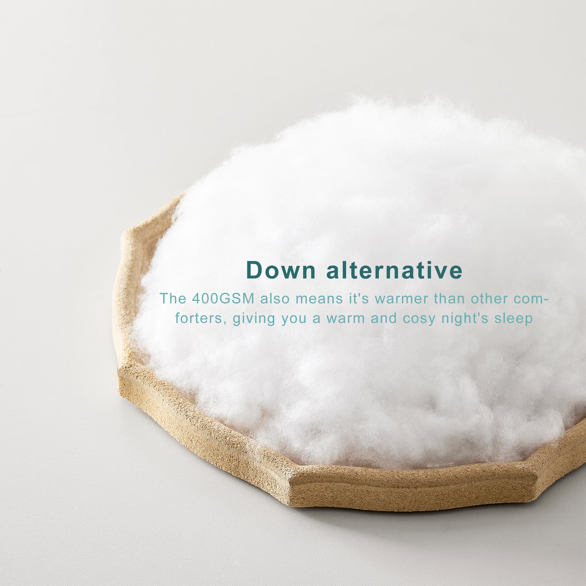 ACCURATEX duvet insert is machine washable for easy care and quick refresh