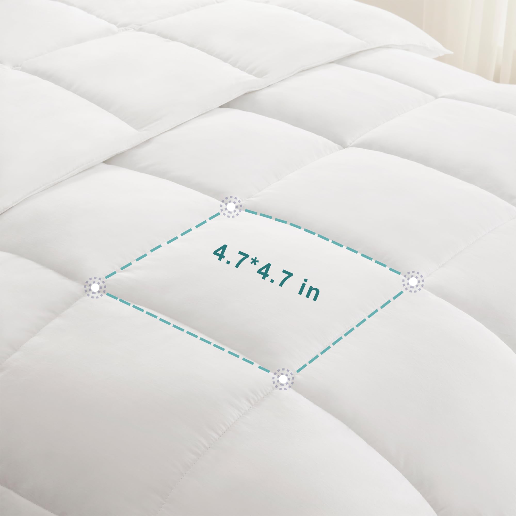 ACCURATEX King duvet insert offers warm, hotel-like coziness for your bedroom