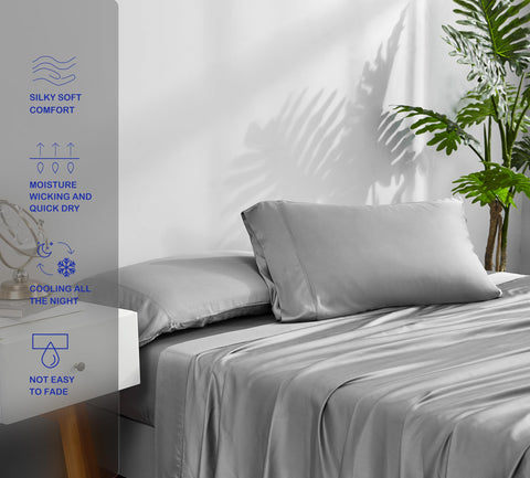 ACCURATEX king-size fitted sheet with up to 16 inch deep pocket