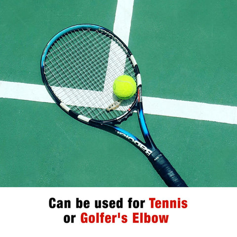 ACE Sport Elbow Strap air-cushion close-up demonstrates targeted compression in action.