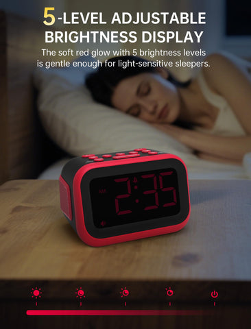 Acedeck USB charging port powers devices overnight while you wake