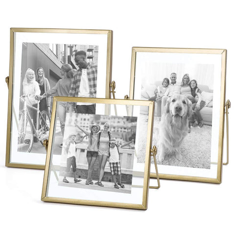 AceList frame collection 4x4 close-up with glass cover and sturdy metal frame