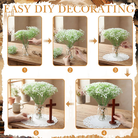 Acellegic lace-placemats centerpiece provides delicate base for decor