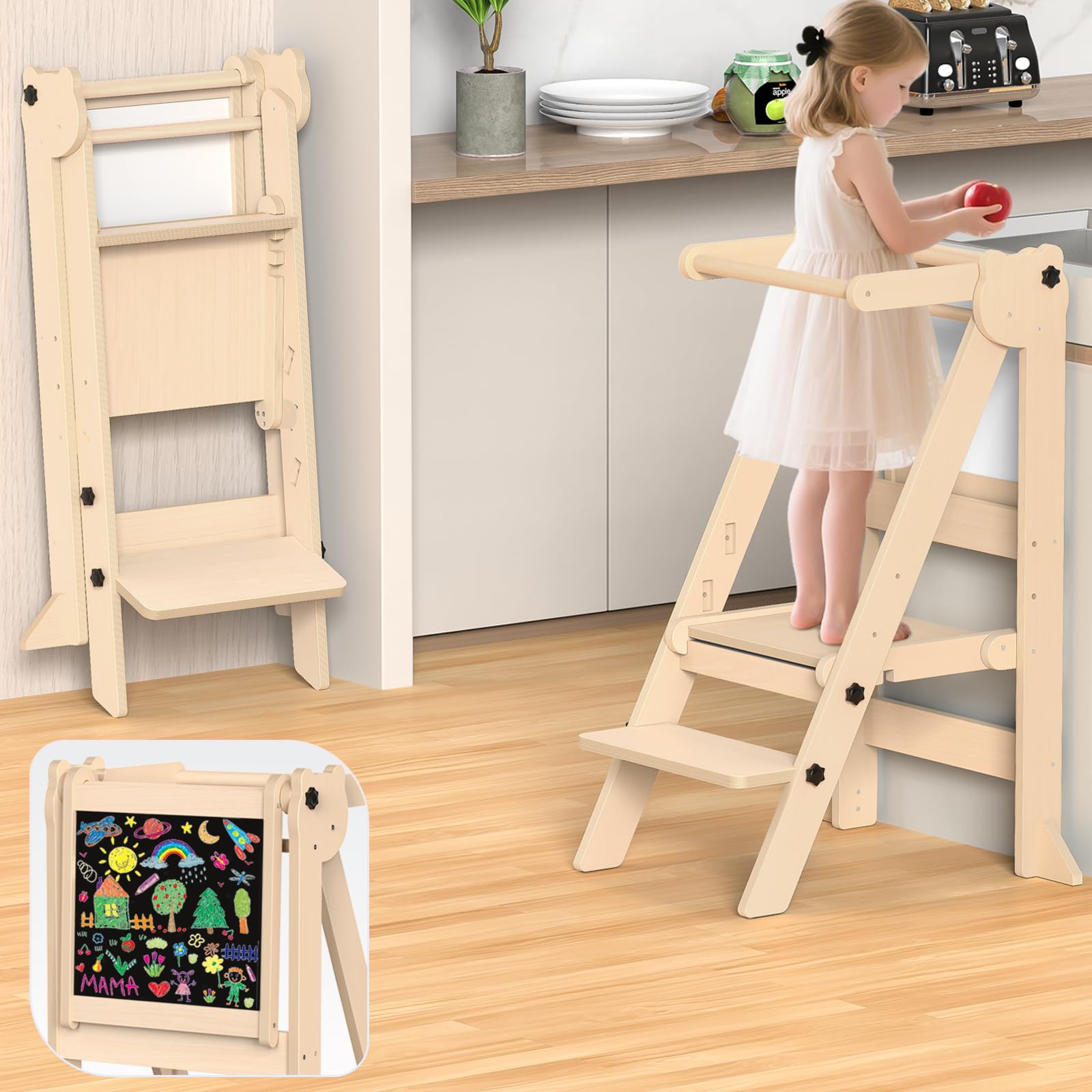 Acenova foldable tower compact storage for small spaces and easy stowing.