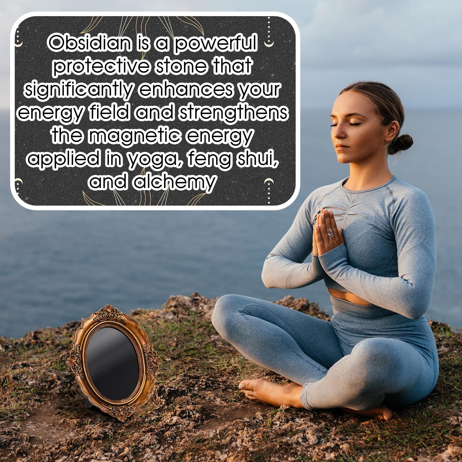 AceOrbit mirror glass area shown, suitable for focused divination sessions