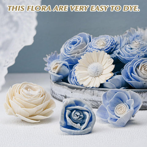 AceOrbit wedding centerpiece with sola wood flowers for rustic elegance.
