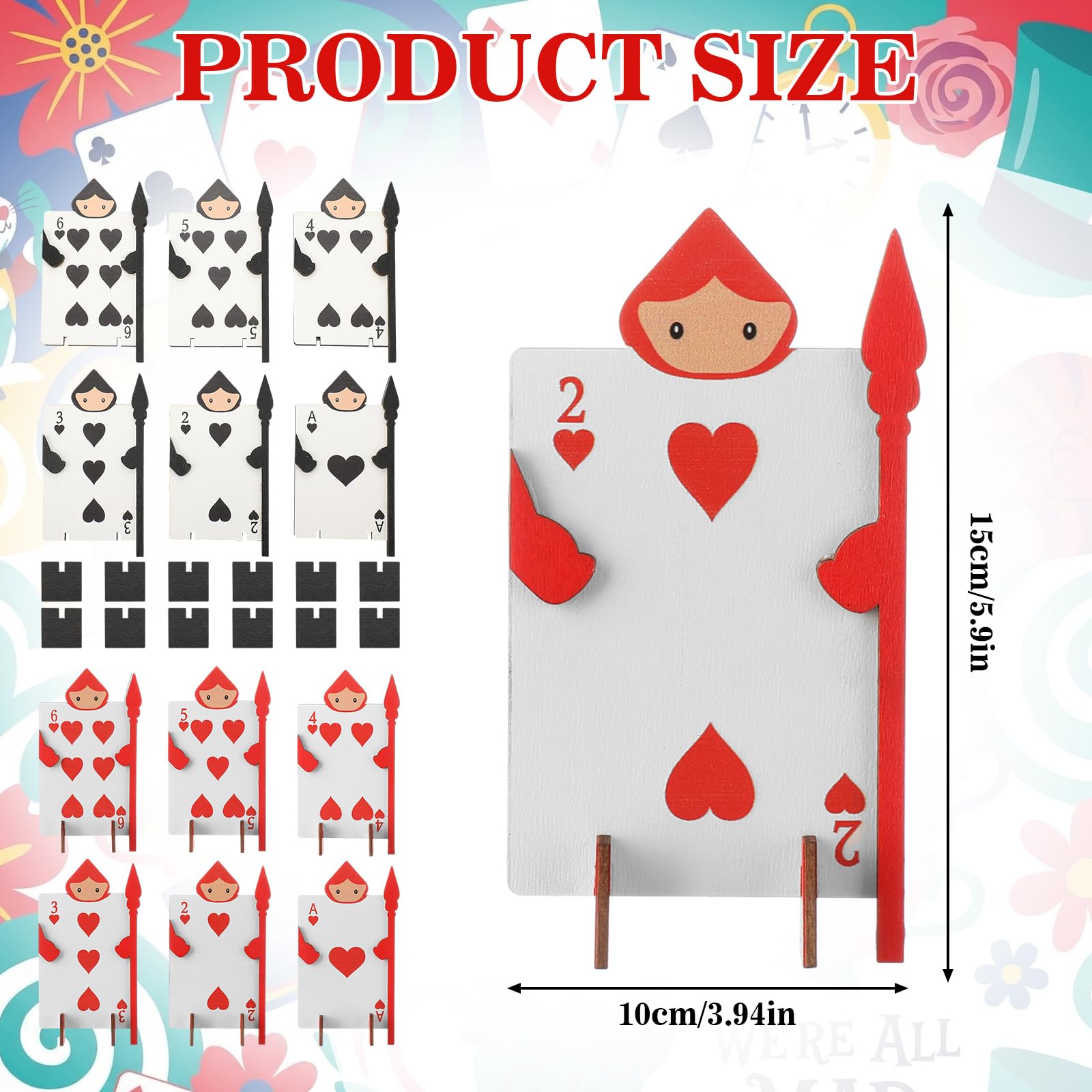AceOrbit Wonderland soldier card centerpiece adds playful charm and conversation starters.