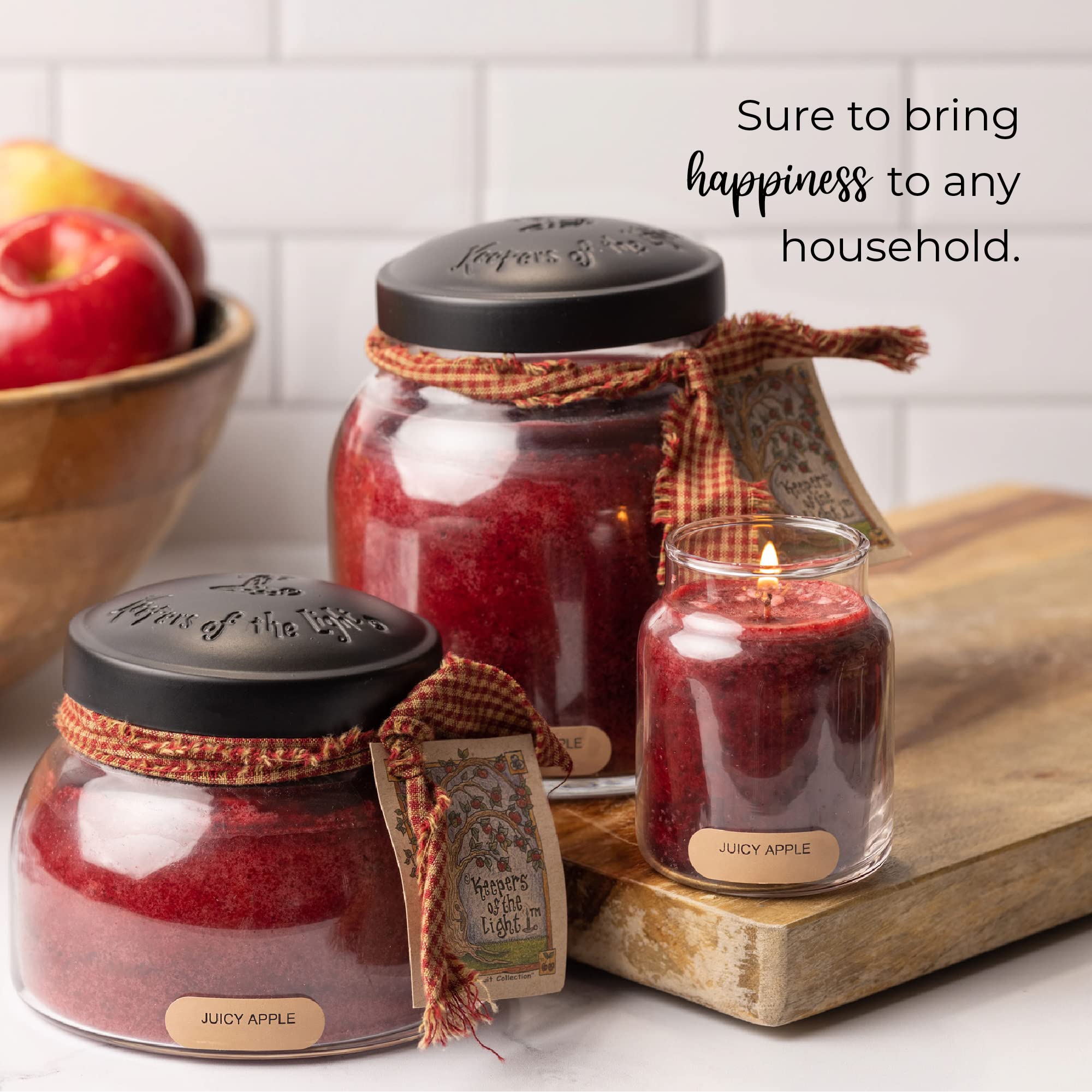 A Cheerful Giver Keepers of the Light tag adds gift-ready detail