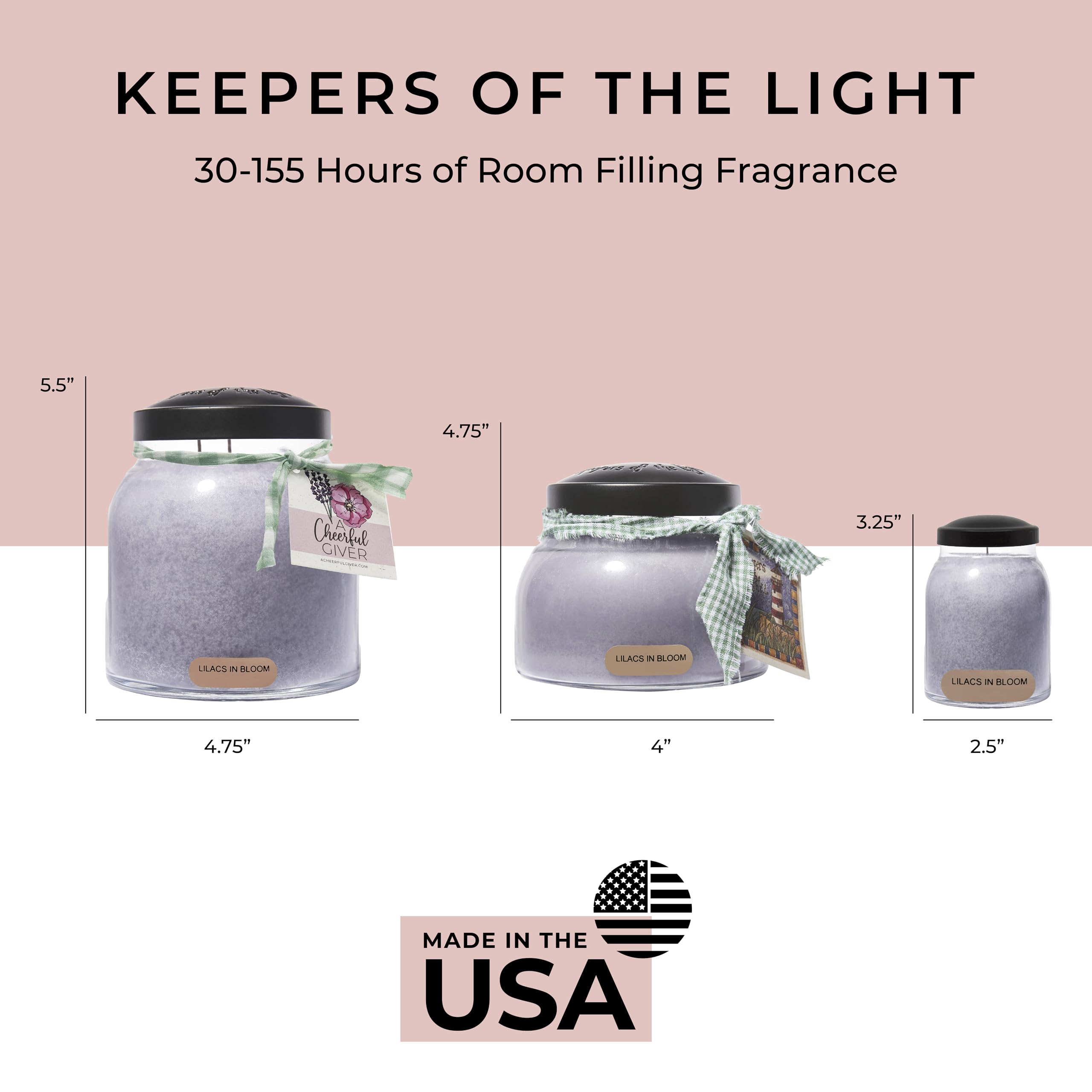 A Cheerful Giver Keepers of the Light tag; thoughtful gift-ready presentation.