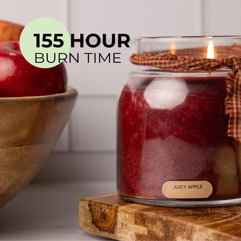 A Cheerful Giver lead-free wick for clean and steady burn