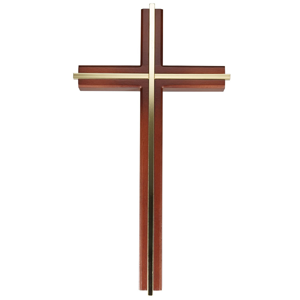 ACHIBANG 10-inch wooden cross for wall showcases minimalist design and warm wood finish.