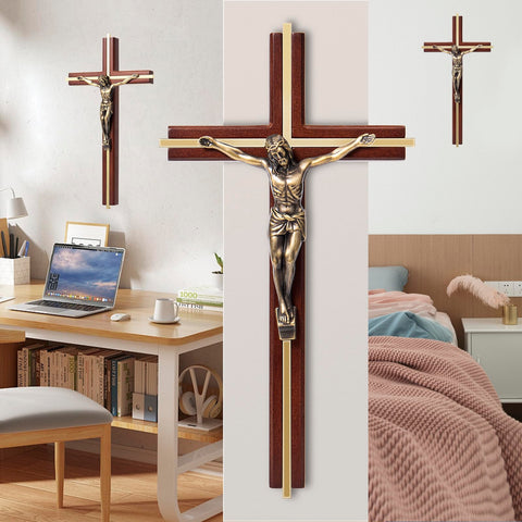 ACHIBANG 10x5-inch cross fits bedrooms, living rooms, and offices.