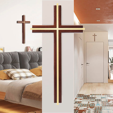 ACHIBANG lightweight cross is easy to mount with its built-in keyhole.