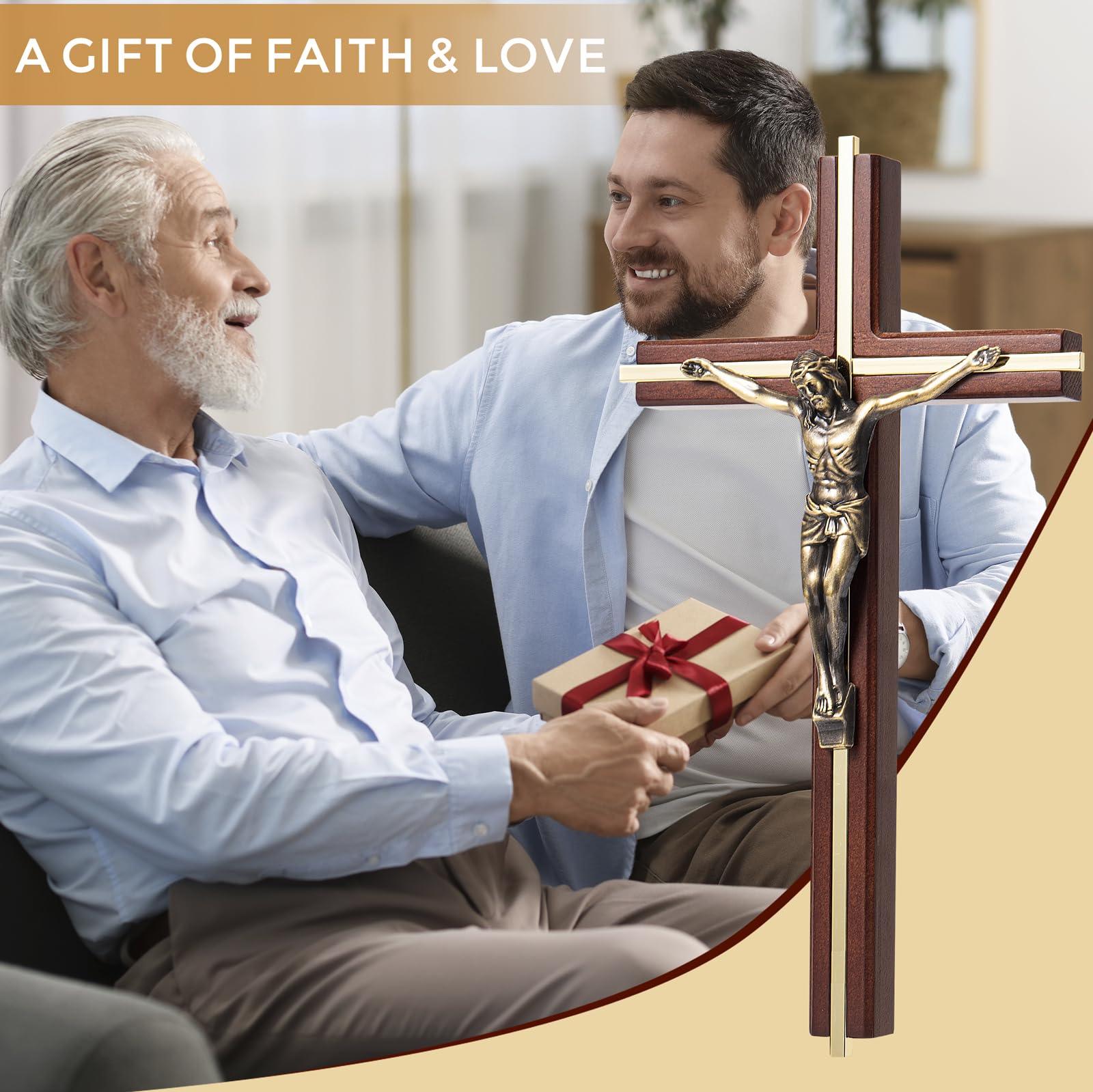 ACHIBANG elegant faith display blends simplicity with meaningful symbolism.