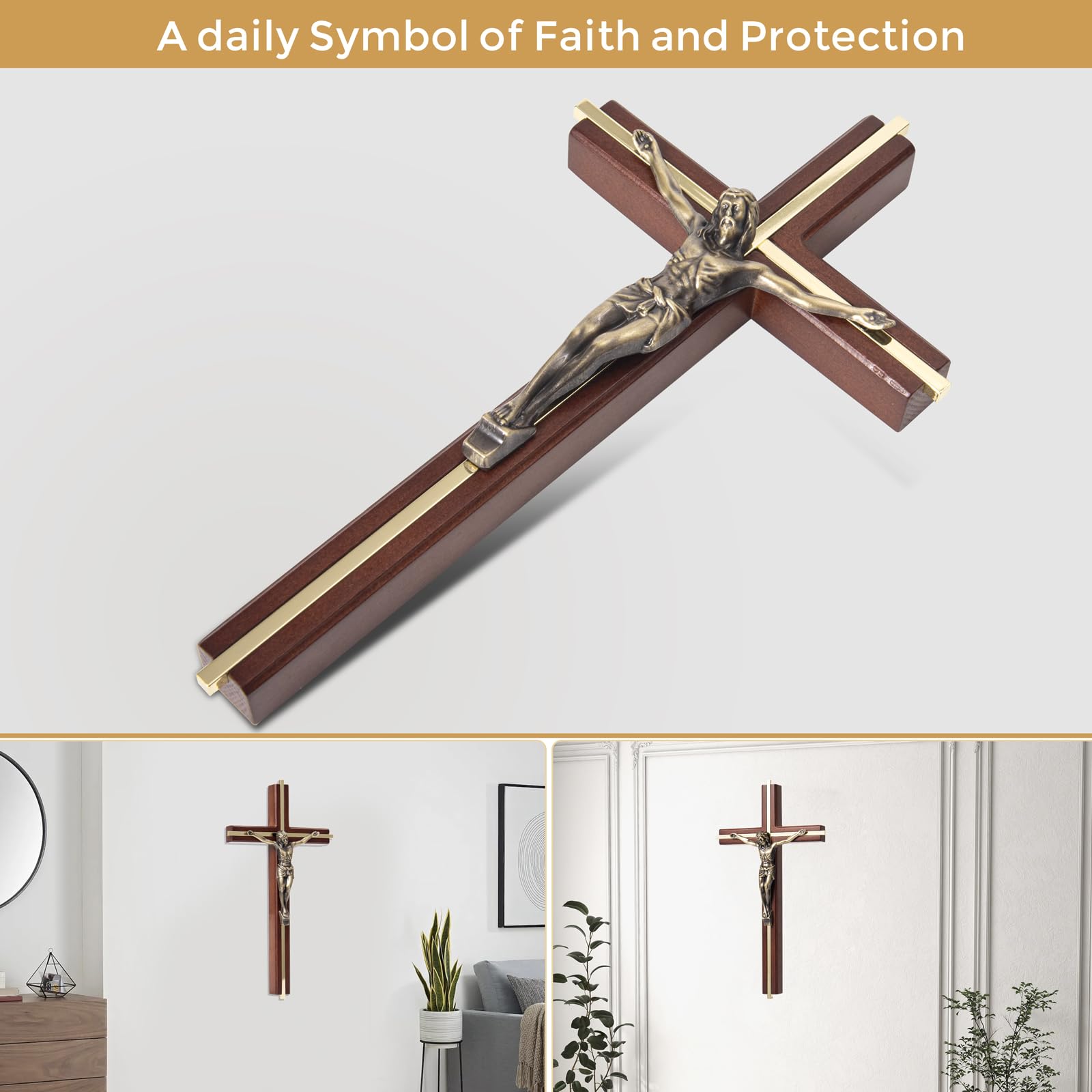 ACHIBANG wall cross for home prayer spaces brings quiet reverence.