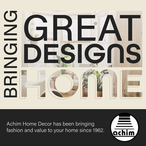 ACHIM 64-inch length option suits larger windows and flexible placement.