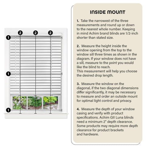 Achim Luna supports inside or outside mounting for flexible fit