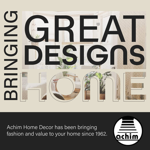Achim Luna white blind creates private, calm ambiance in any room
