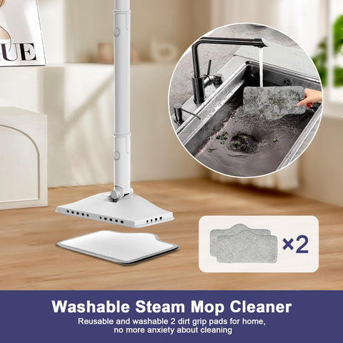 ACHTFACH reusable microfiber pads for durable cleaning results.