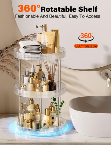 Acina diamond-design organizer adds style while decluttering countertops.