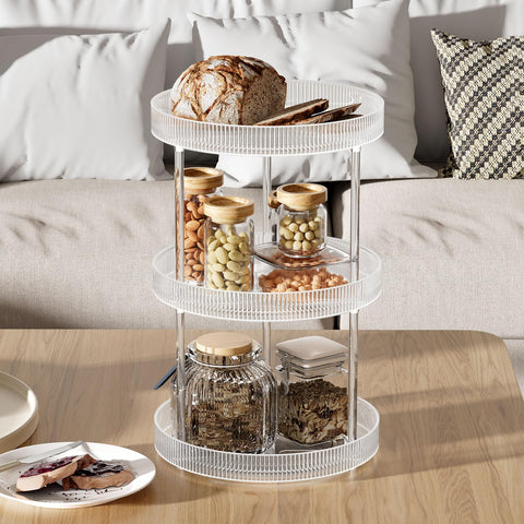 Acina large-capacity organizer holds cosmetics, spices, and daily essentials.