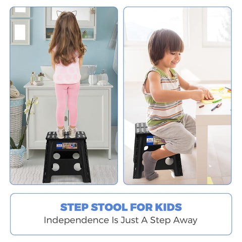 ACKO 2PACK folding step stool open at 13-inch height.