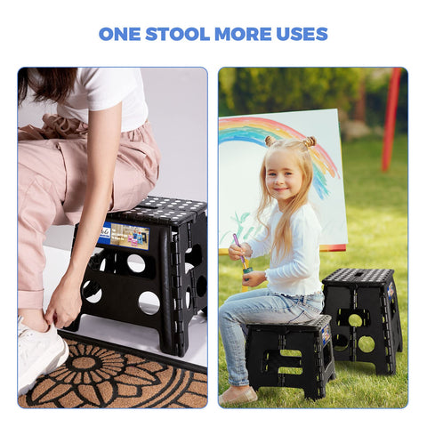 ACKO 2PACK heavy duty plastic stool ready for kitchen tasks.