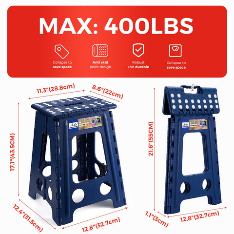 Acko step stool suited for indoor and outdoor use, versatile height access.