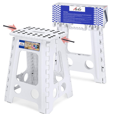 ACKO folding step stool fully open for safe high-reach tasks