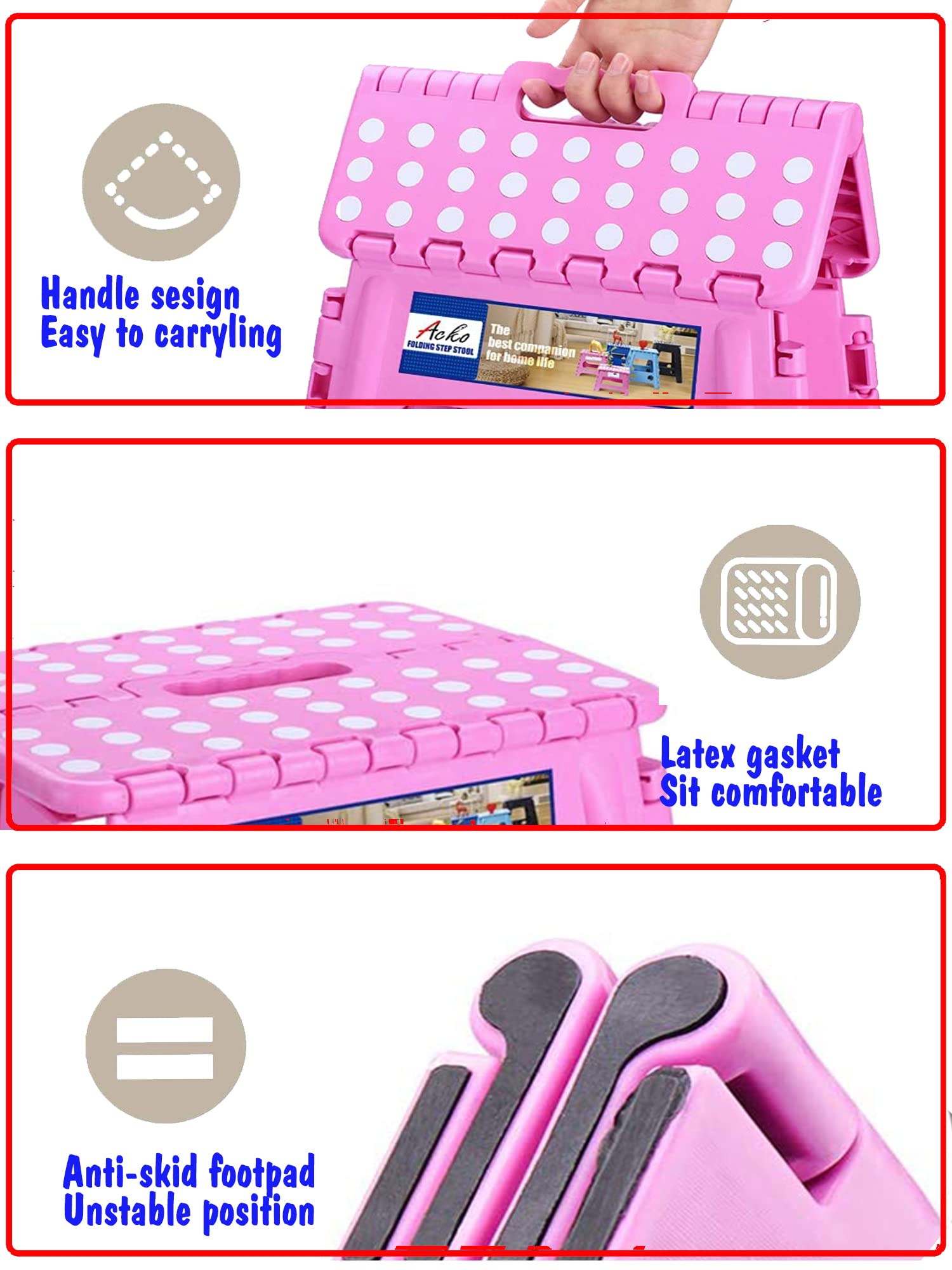 ACKO weight capacity up to 300 pounds supports adults and teens safely.
