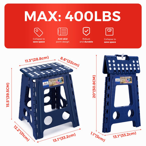 ACKO folding step stool helps kitchen tasks and high shelves.