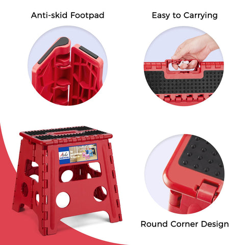 ACKO dot red design adds friendly color to kitchen or workshop.