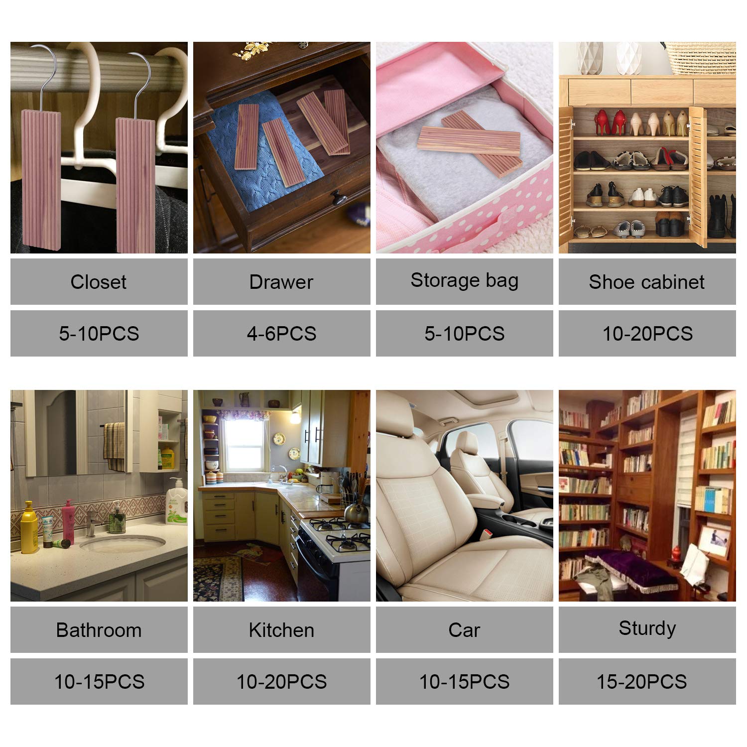 ACMETOP wooden hangers with smooth finish safe for delicate fabrics.