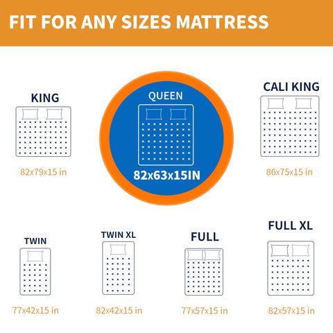 Acnusik King Mattress Bag is reusable and easy to wipe clean after use