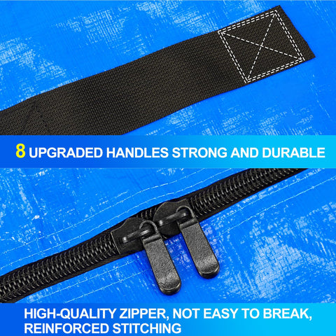 Acnusik queen mattress bag features eight strong handles for secure gripping