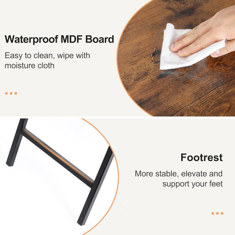 Acovy TV Tray Bedside Essentials captures easy reach for bedroom essentials.