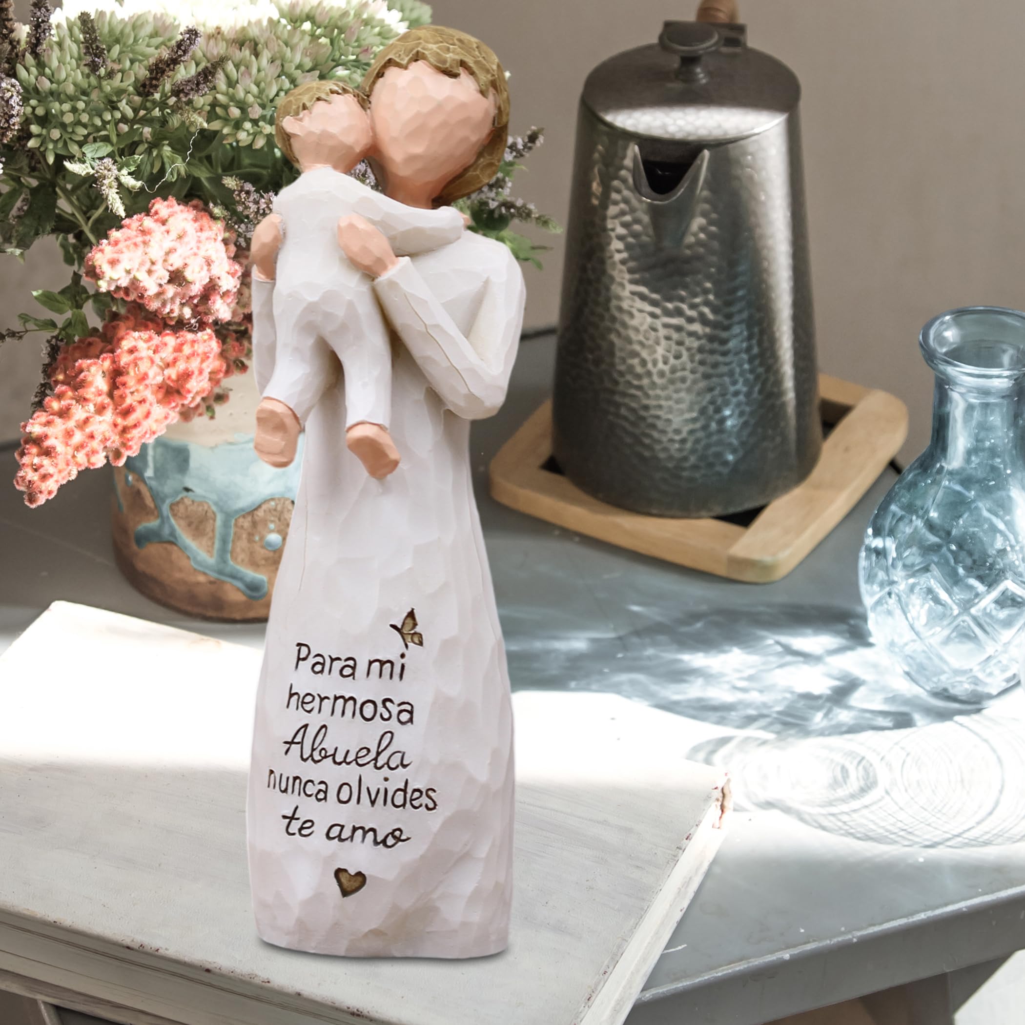 AcowSpt grandma figurine on bedside table evokes memories