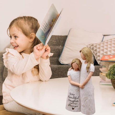 AcowSpt favorite daughter sculpture captures daily moments to celebrate your bond.