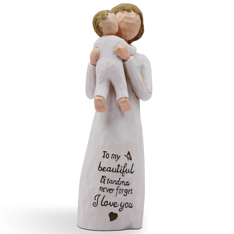 AcowSpt Grandma Gifts front-view figurine, a touching keepsake for home display