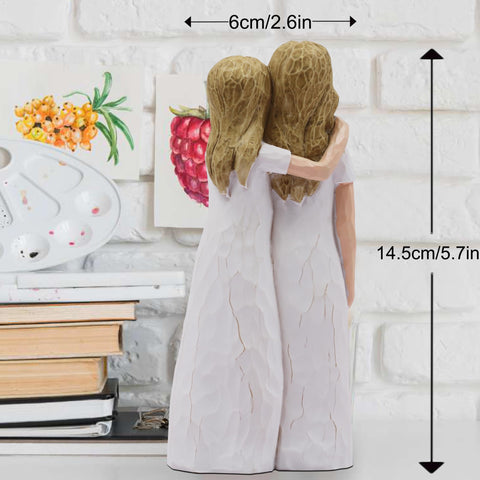 AcowSpt Hand-painted Resin Figurine radiates warmth and safety in home