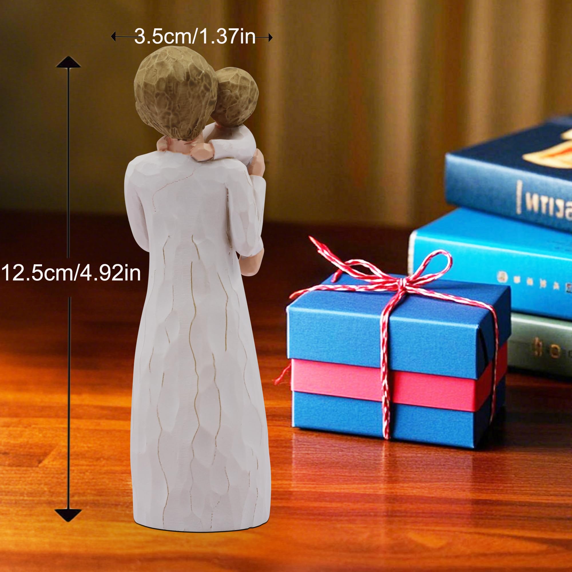 AcowSpt Nana Gifts hand-painted details on delicate resin sculpture