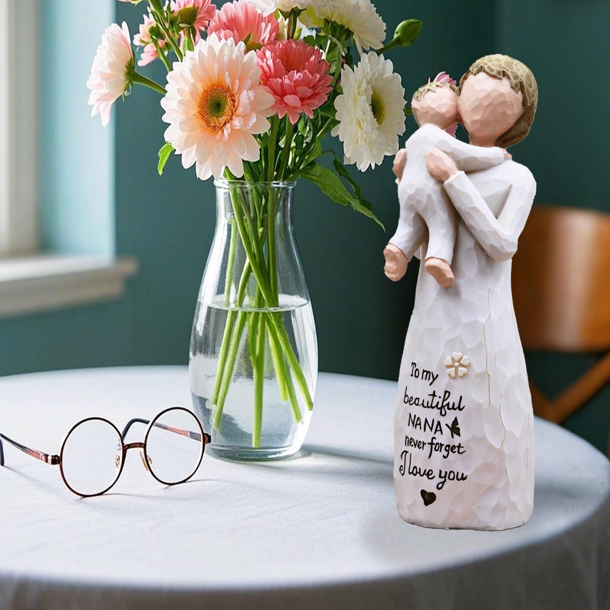AcowSpt Nana Gifts figurine inscription bottom reminding love