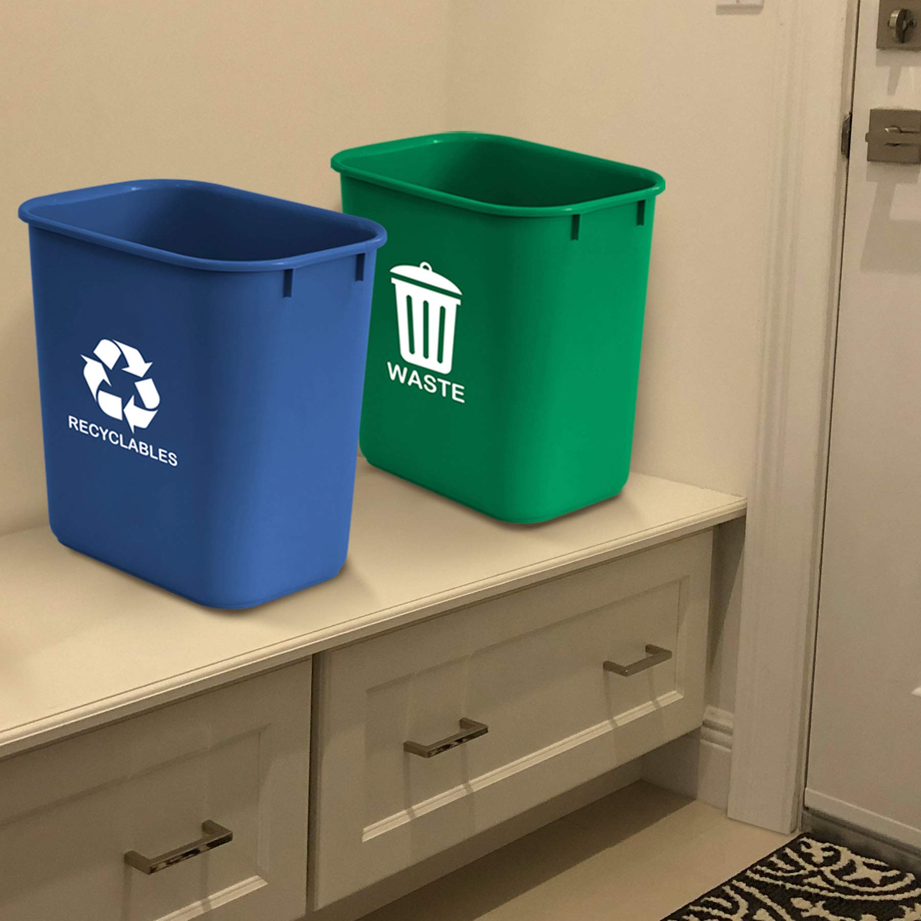 Acrimet wastebasket ideal for office use, schools, and home workspaces