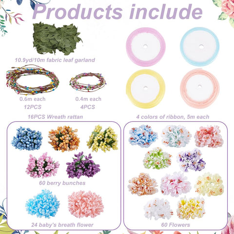 ACRNIGHEET Plum Blossom mini blooms brighten headbands and bracelets.
