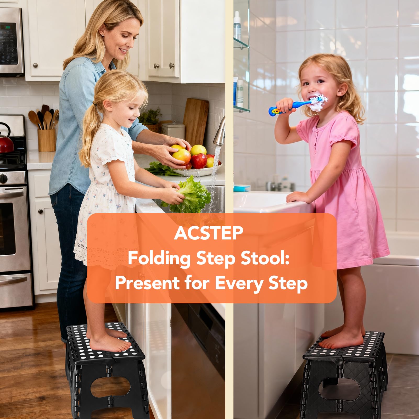 ACSTEP ideal for kitchen, bathroom, or office tasks