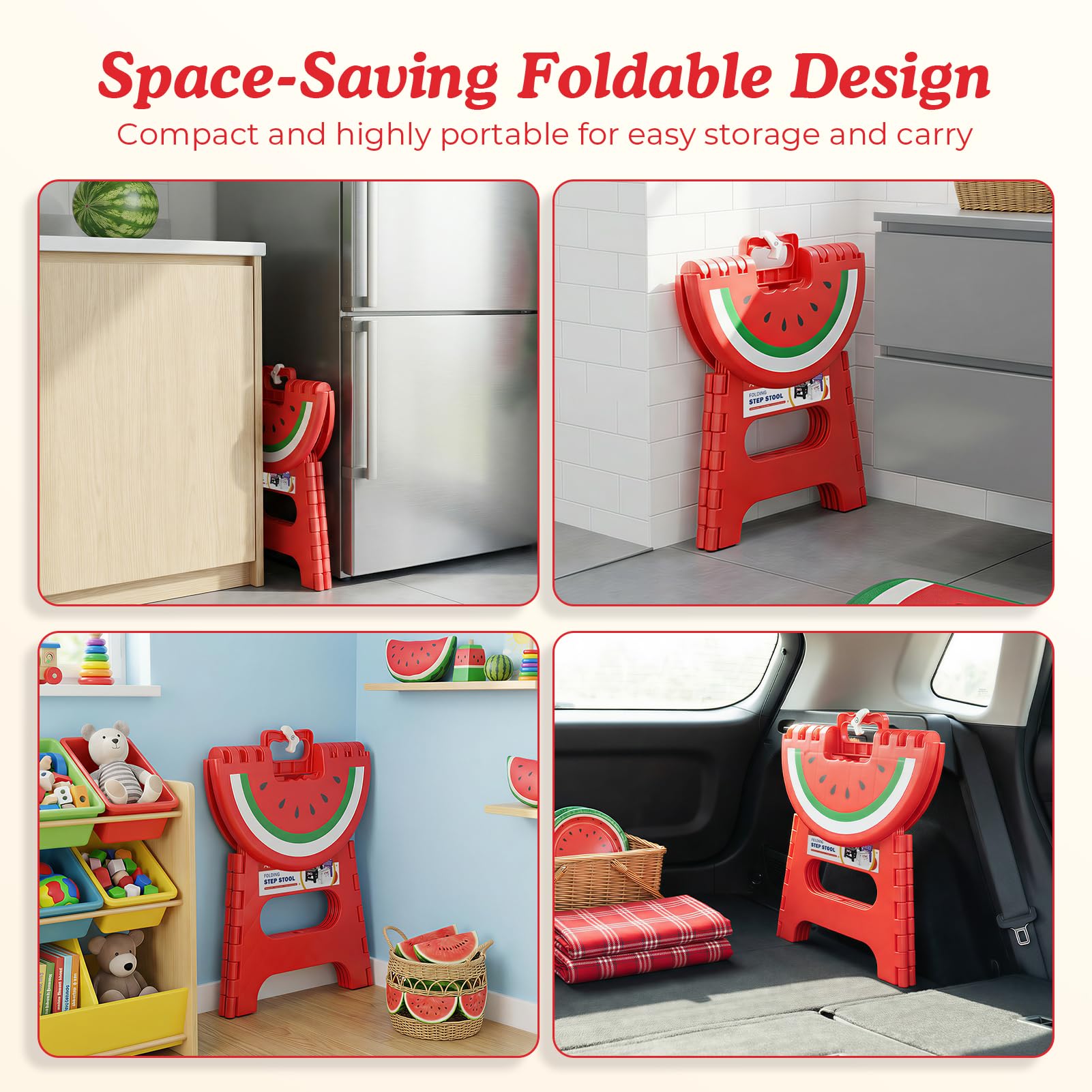 ACSTEP kitchen bathroom application ideal for reaching counters and shelves.