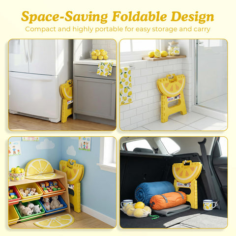 ACSTEP non-slip feet stool provides stable footing on slick floors.